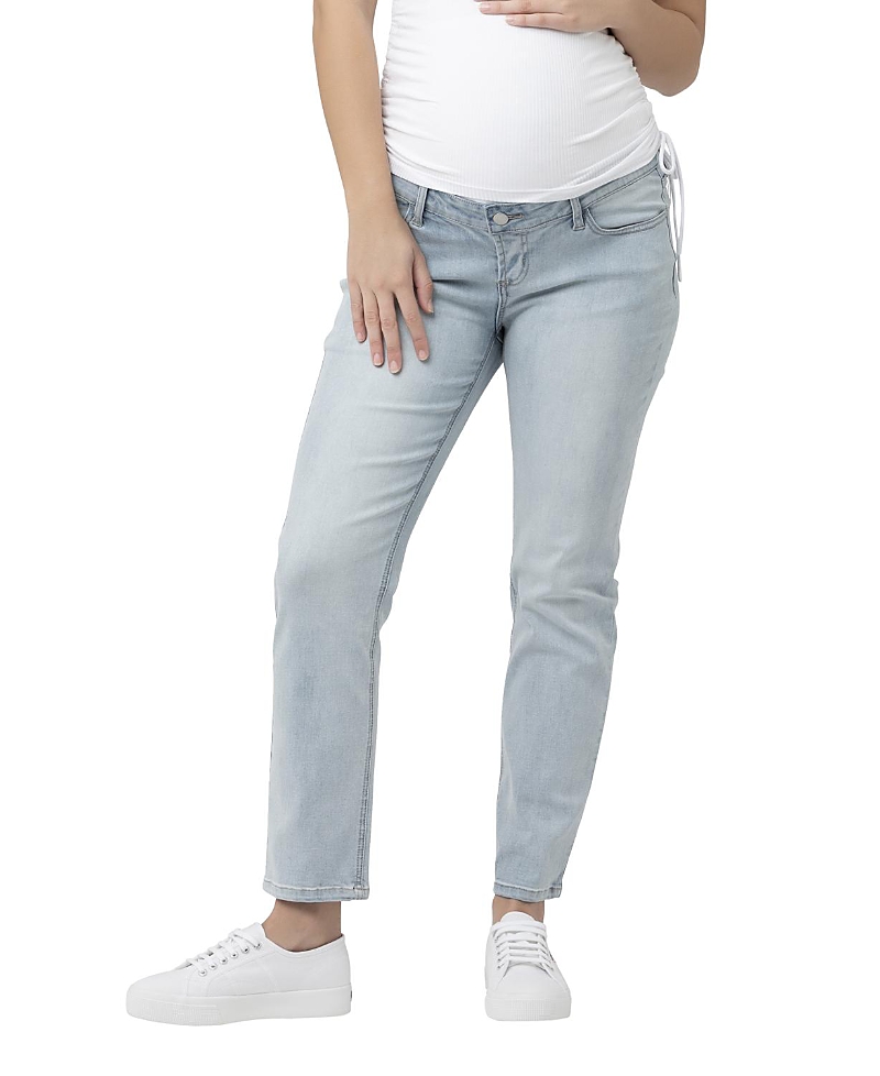 RIPE MATERNITY HUNTER OVER BUMP CROP JEAN IN CLEAN FADE