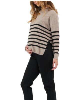 Gerrie Stripe Nursing Knit Sweater