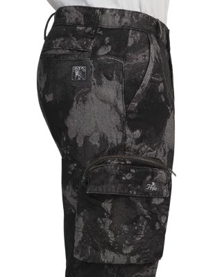 Squaw Valley Regular Fit Cargo Jeans in Black