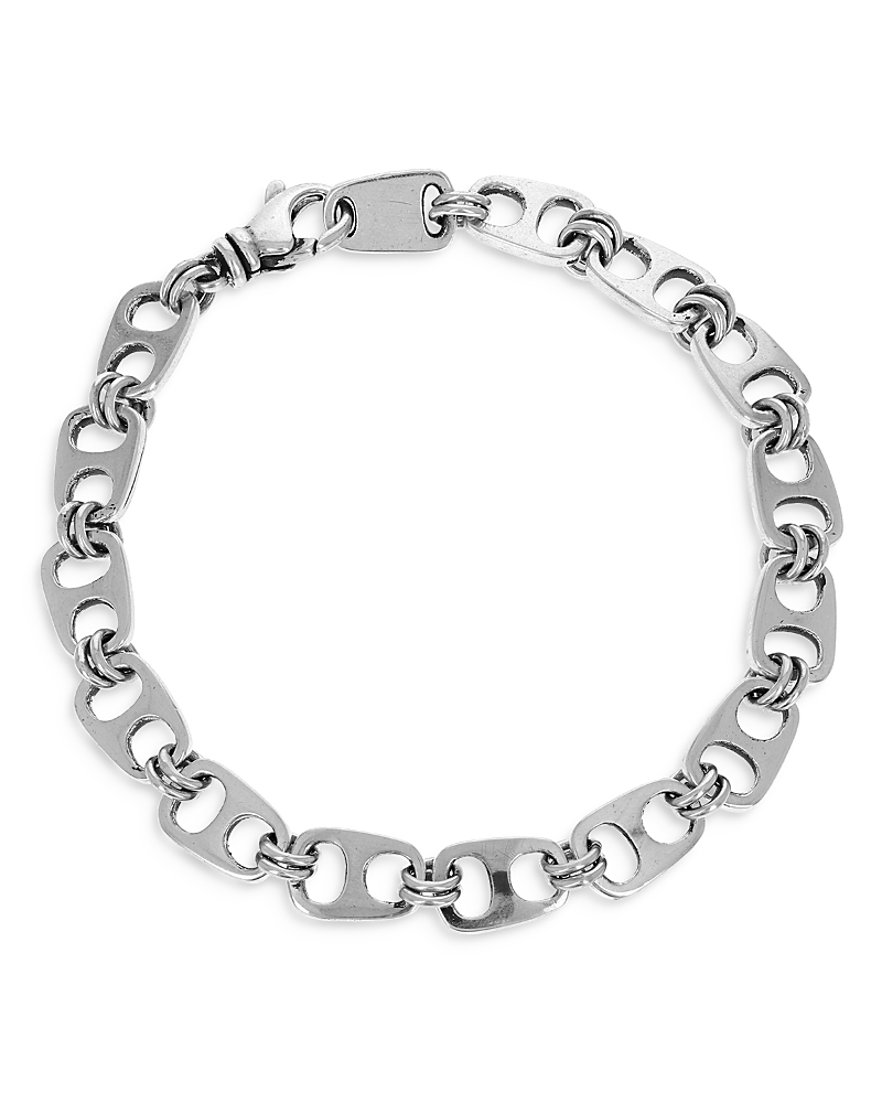 KING BABY STUDIO STERLING SILVER SMALL SINGLE POP TOP BRACELET