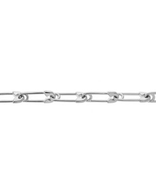 Sterling Silver Safety Pin Bracelet