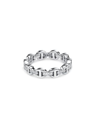 18K White Gold Heritage Diamond Micro Dame III Ring