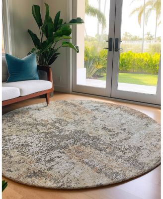 Dalyn Luxury Washable Bresca BC5 Round Area Rug, 8' x 8'