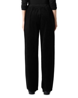 Cotton Corduroy Wide Leg Pants