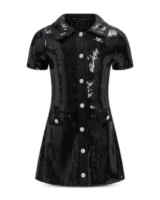 Bardot - Girls' Noah Sequins Mini Dress - Little Kid, Big Kid