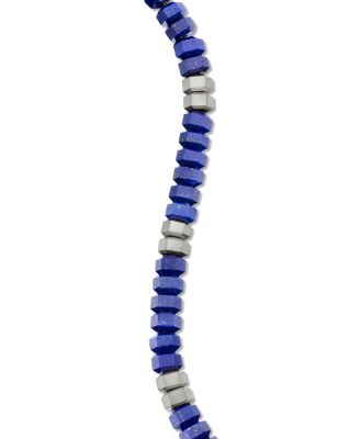 Spiritual Beads Hex Bracelet with Lapis Lazuli