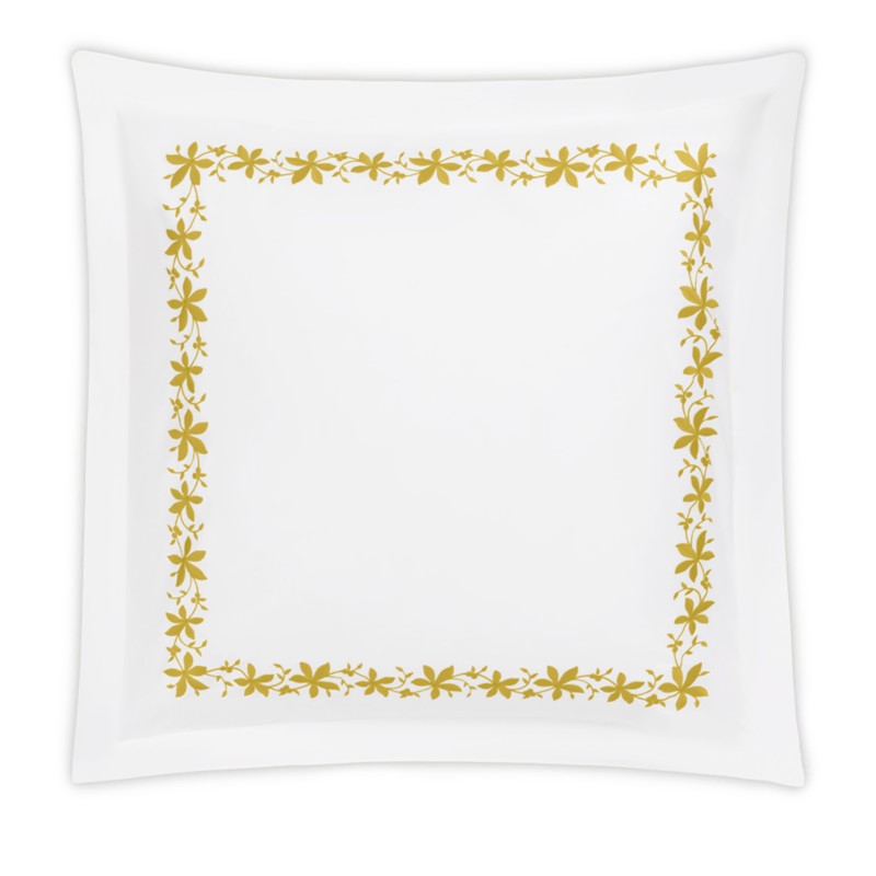 Matouk Callista Euro Sham in Lemon