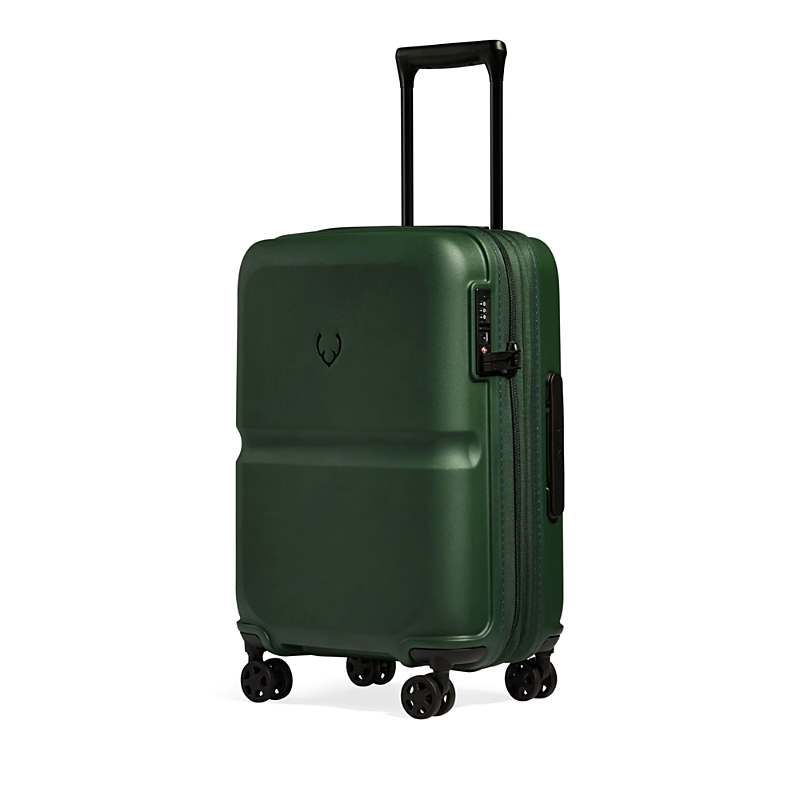 Antler Single Stripe Expandable Carry On Suitcase In Green