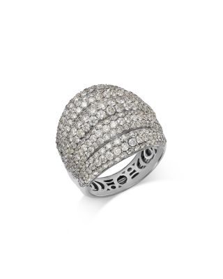 Bloomingdale's Fine Collection - Pav&eacute; Diamond Statement Ring in 14K White Gold, 4.05 ct. t.w.