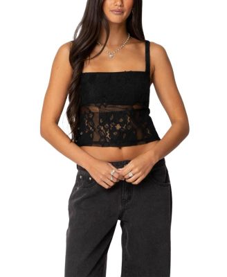 Edikted - Gwyn Mixed Lace Top