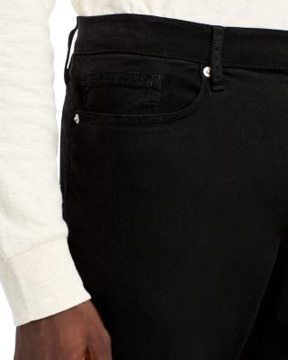 L'Homme Slim Brushed Twill Pants in Noir