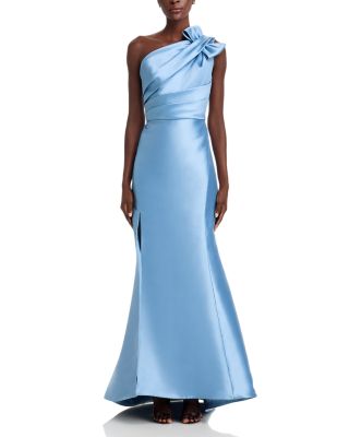 One Shoulder Bow Gown