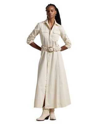 Ralph Lauren - Belted Cotton Twill Shirtdress