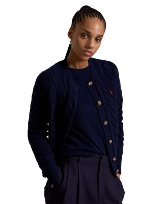 Ralph Lauren - Cable Knit Wool & Cashmere Cardigan