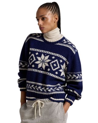 Ralph Lauren - Snowflake Cotton Wool Sweater