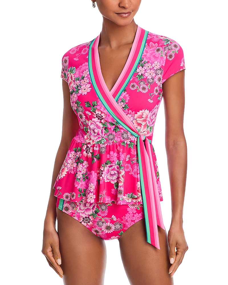 Shop Johnny Was Belrose Wrap Tankini Top