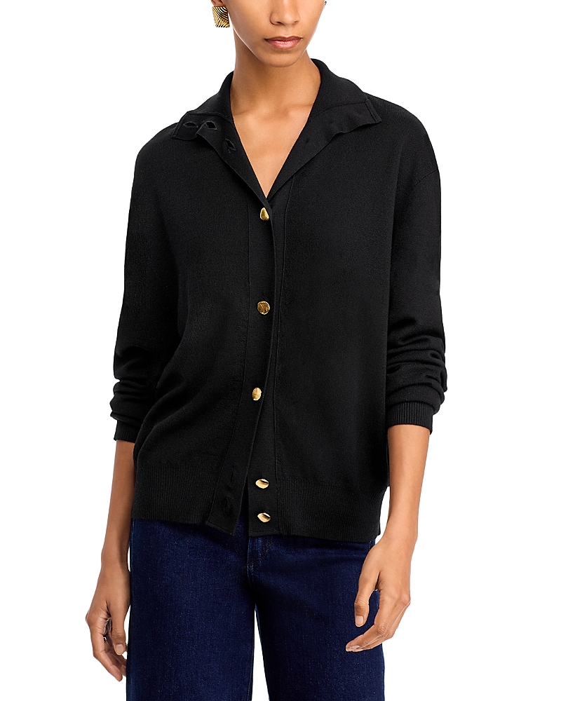 Rosetta Getty Turtleneck Cardigan