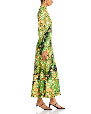 Zip Up Turtleneck Dress