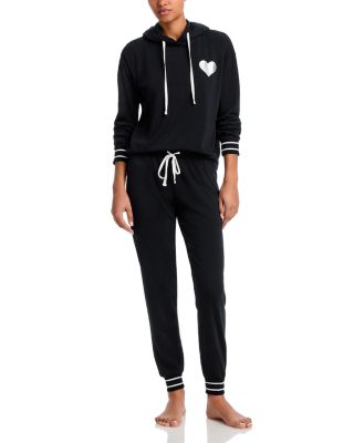 AQUA - High Pile Fleece Hoodie & Pajama Pants - Exclusive