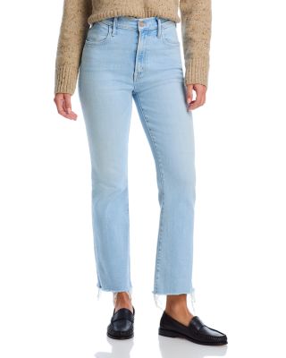 MOTHER - Lil' Hustler High Rise Cropped Flared Jeans in Ball in Your Court