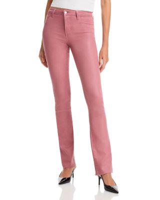 L'AGENCE - Ruth High Rise Straight Jeans in Lime Green