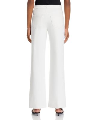 Clayton Mid Rise Wide Leg Jeans in Black