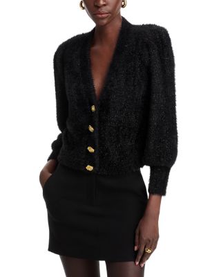 L'AGENCE - Talulla V Neck Cardigan Sweater