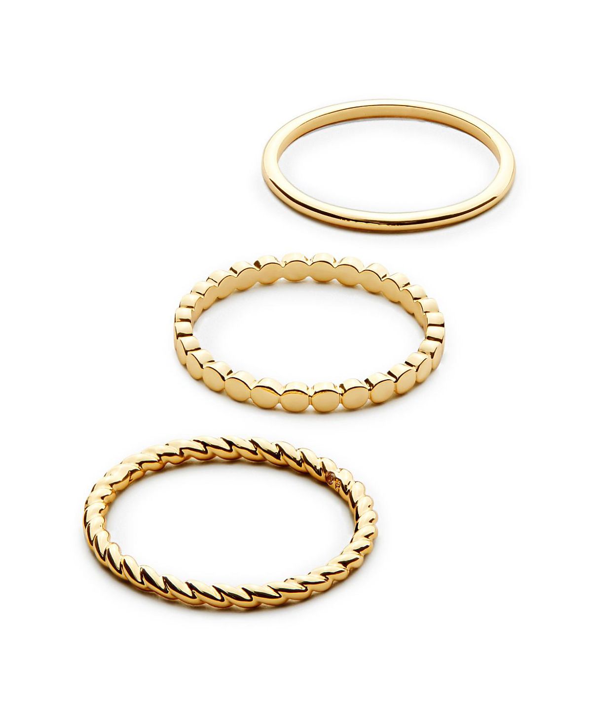 Ana Luisa Gold Ring Set - Adrianna Set