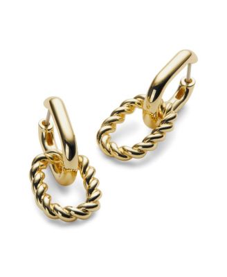 Double Hoop Earrings - Ash Double