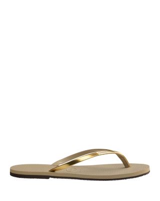 Women's You Metallic Slim Flip-Flops