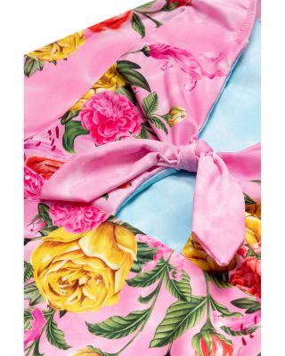 Girls' Cindy Mirage Printed Long Sleeve 1 Piece Swimsuit - Little Kid, Big Kid