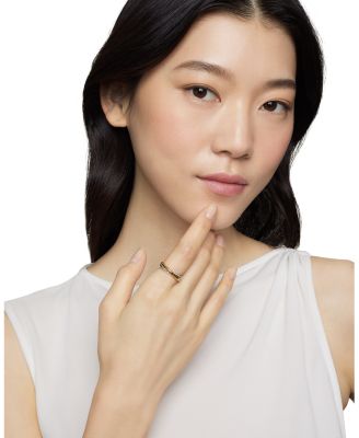 Sterling Silver & 18K Yellow Gold Crossover Ring