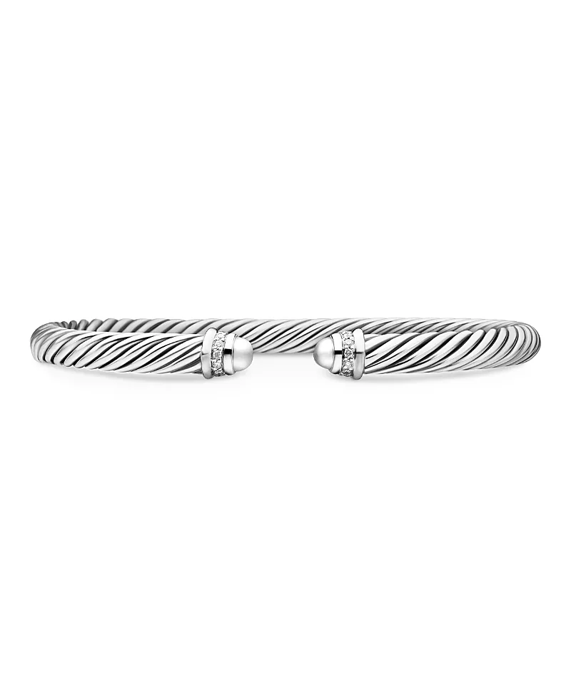 David Yurman Cable Classics Bracelet with Diamonds, 5mm
