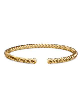 Precious Cable Cablespira Bracelet in Gold, 4mm