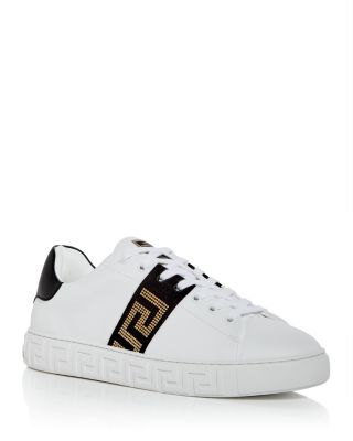 Men's Greca Embellished Low Top Sneakers