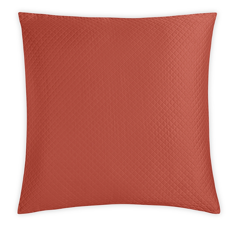 Matouk Petra Oversized Euro Shams In Deep Coral