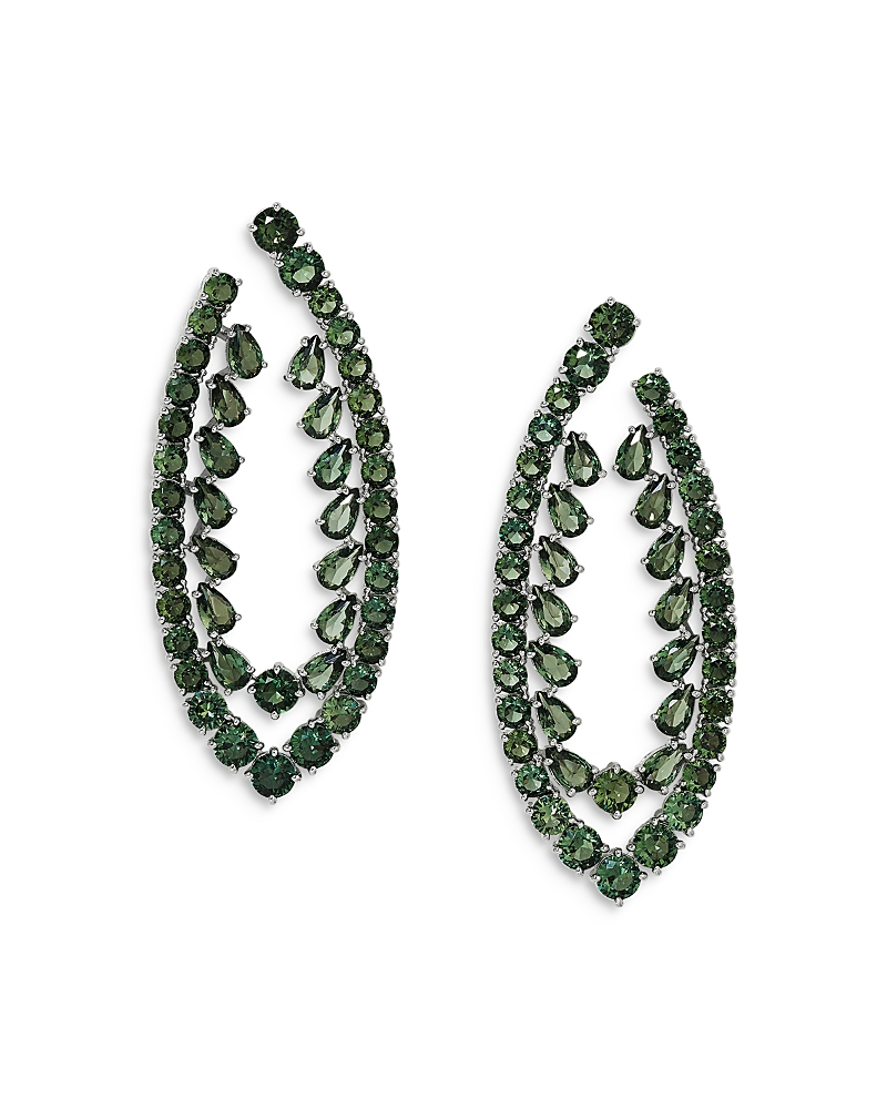 NADRI STARLET STONE DROP FRONT TO BACK EARRINGS