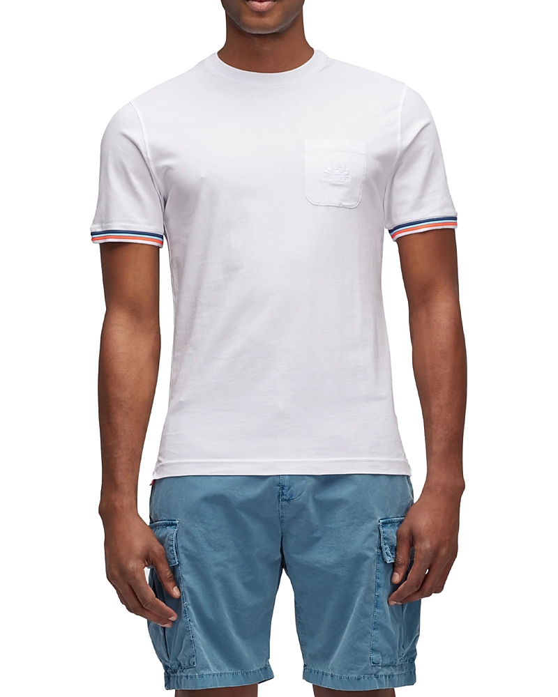 Sundek Solid Tee In White