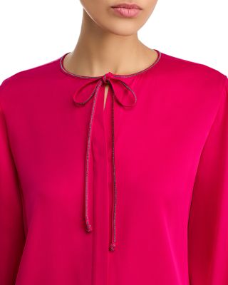 Eliza Stretch Silk Blouse