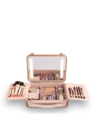 Portable Makeup Table Box - Gold