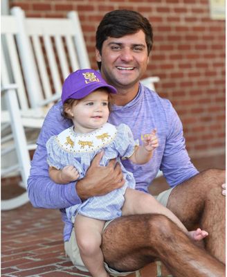 Girls' Officially Licensed LSU Bow Baseball Hat - Baby, Little Kid, Big Kid