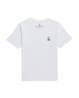 Psycho Bunny - Boys' V Neck Logo Tee - Little Kid, Big Kid