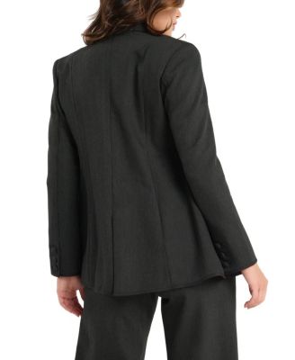 Women's Tailored Maternity Workwear Blazer in Italian Stretch Suiting Fabric 