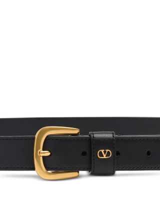 Men&#39;s VLogo Leather Belt