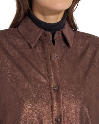 Connie Foiled Shirt Jacket