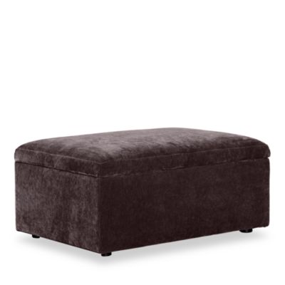 Auburn Medium Rectangle Fabric Ottoman