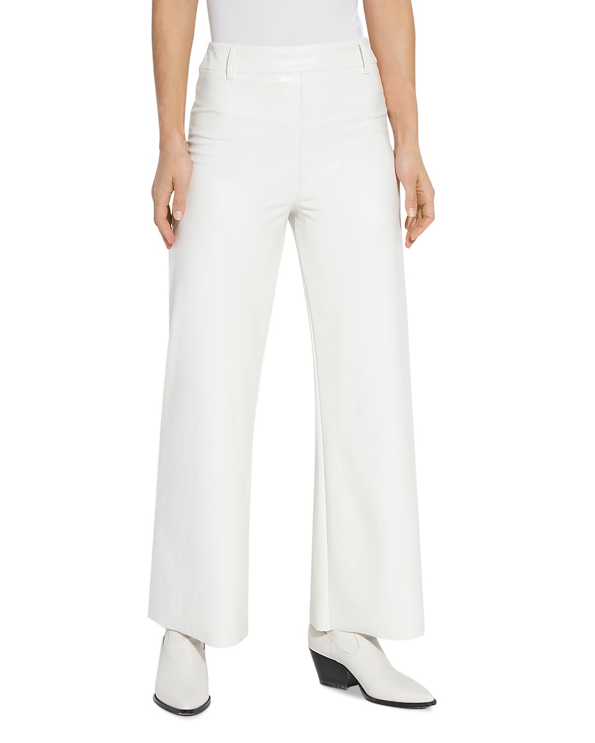 Lysse High Rise Faux Leather Cropped Pants