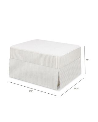 Crawford Gliding Ottoman | Water Repellent & Stain Resistant