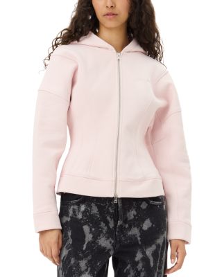 GANNI - Fleece Zip Hoodie