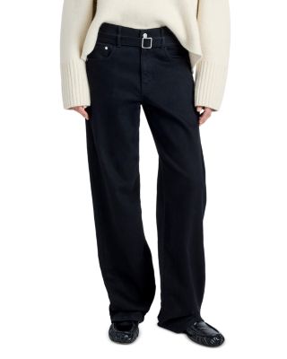 Proenza Schouler White Label - Ellsworth Mid Rise Jeans in Black